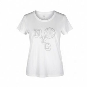 Gap Womens Favorite T NYC Graphic White Short Sleeve Crewneck T-Shirt Size S NEW